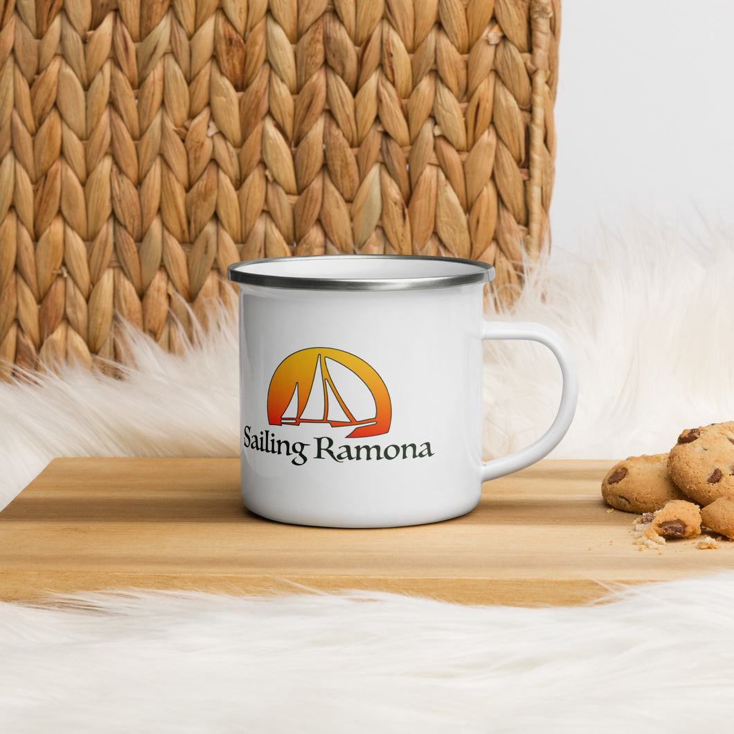 Sailing Ramona Enamel Mug