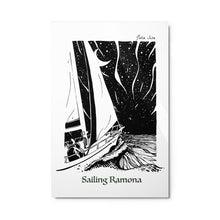 Load image into Gallery viewer, Sailing Ramona Metal print
