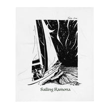 Load image into Gallery viewer, Sailing Ramona Throw Blanket

