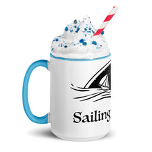 Load image into Gallery viewer, Sailing Ramona Mug with Color Inside
