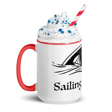 Load image into Gallery viewer, Sailing Ramona Mug with Color Inside
