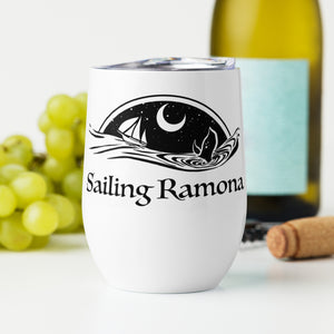 Sailing Ramona Wine tumbler