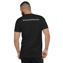 Load image into Gallery viewer, Unisex Short Sleeve V-Neck T-Shirt - #istayedathome
