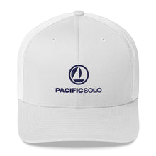 Load image into Gallery viewer, Pacific Solo Trucker Cap (White/Orange)
