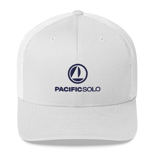 Pacific Solo Trucker Cap (White/Orange)