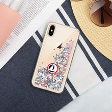 Load image into Gallery viewer, Liquid Glitter iPhone Case - Pacific Solo
