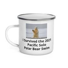 Load image into Gallery viewer, Polar Bear Swim Enamel Mug
