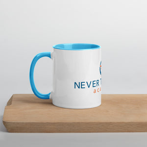 Never Too Late Mug with Color Inside