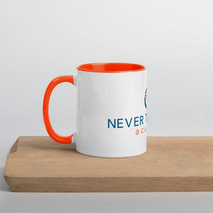 Never Too Late Mug with Color Inside